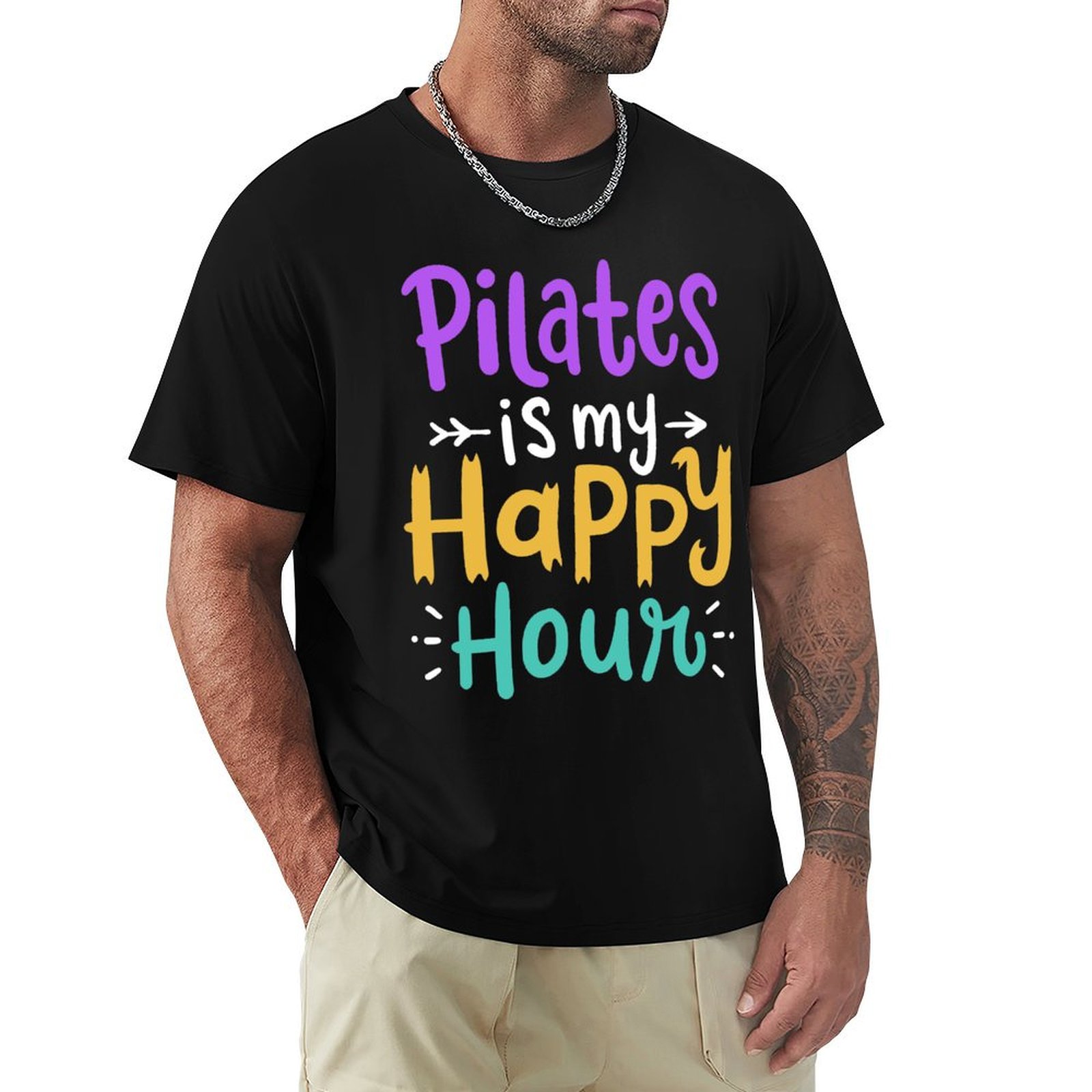 Yoga Fitness Holiday - Camiseta de Pilates, Yoga, Ejercicio Físico,