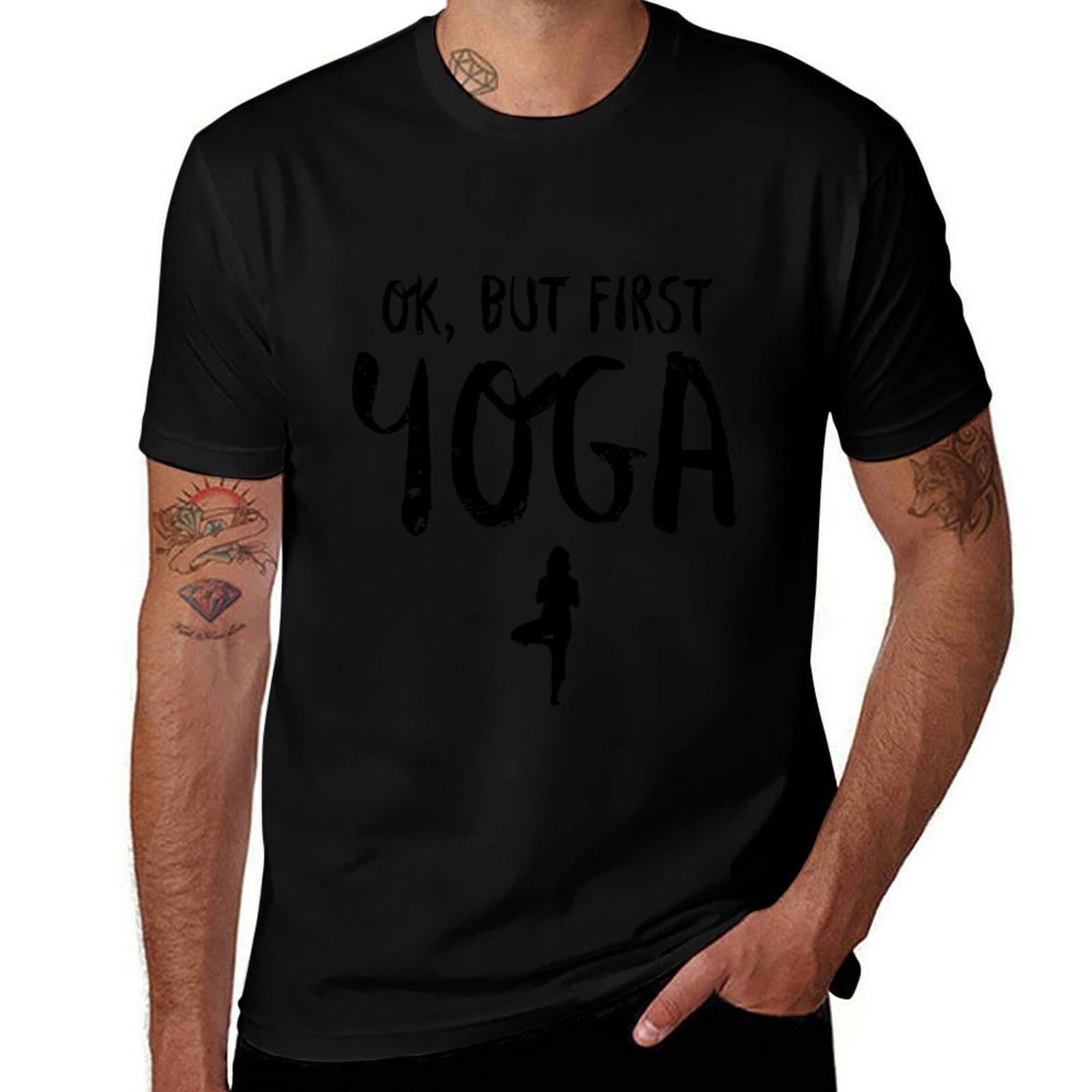 Yoga In Fitness First - Camiseta divertida para amantes del yoga,
