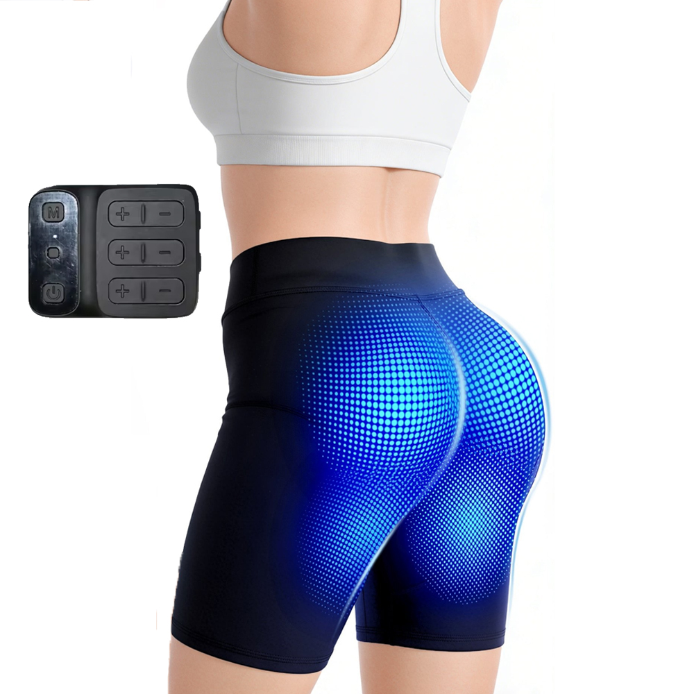 Yoga Fitness Power Yoga - Pantalones Cortos de Entrenamiento EMS con