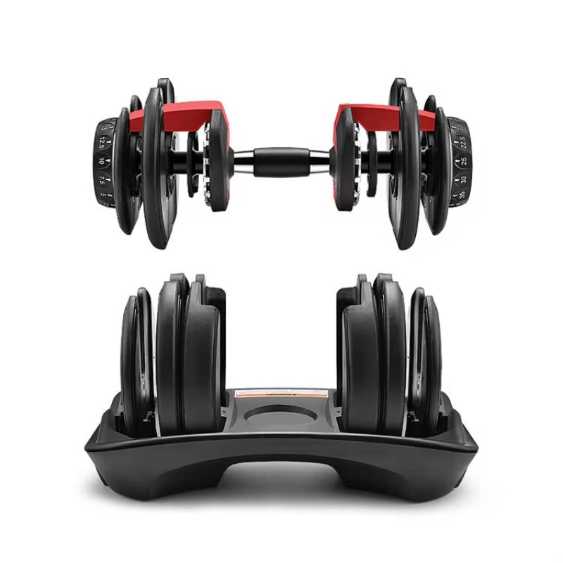 Adjustable Dumbbells - Set de Gimnasio con Pesas Libres,