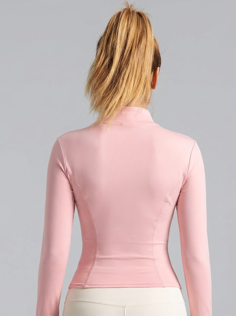 Nueva Chaqueta Deportiva Rosa  - Yoga Of Fitness reseña y precio