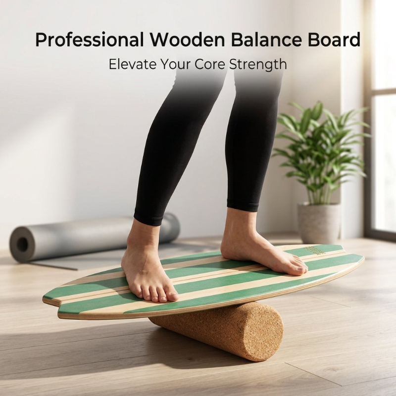 Tabla de equilibrio de madera  - Balance Board Fitness reseña y precio