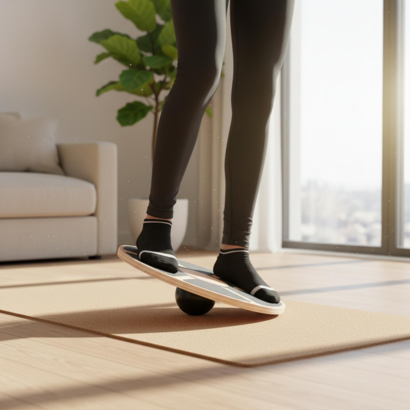 Tabla de Equilibrio de Madera  - Balance Board Fitness reseña y precio