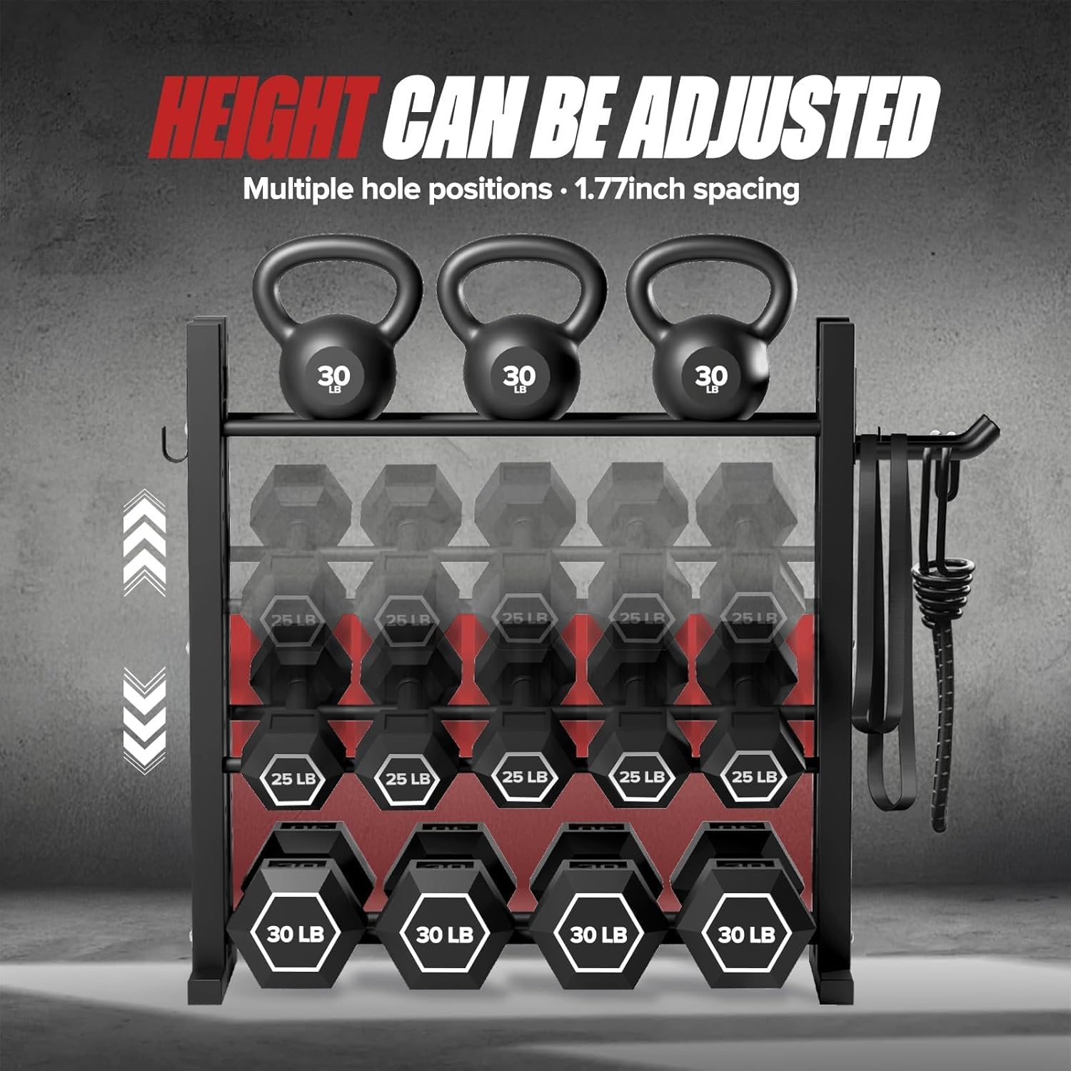 Soporte para Mancuernas de 3 N - Adjustable Dumbbells reseña y precio