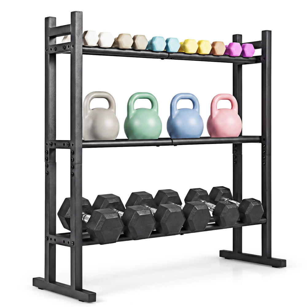 Estante para mancuernas de 3 n - Adjustable Dumbbells reseña y precio