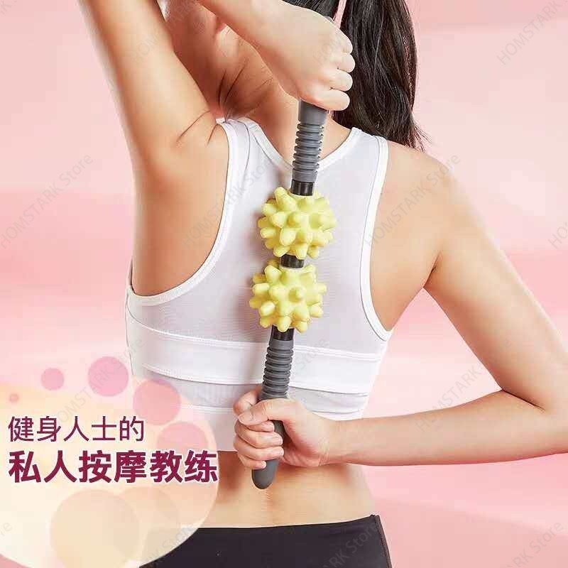 Barra de masaje con púas, rodi - Yoga Fitness Bar reseña y precio
