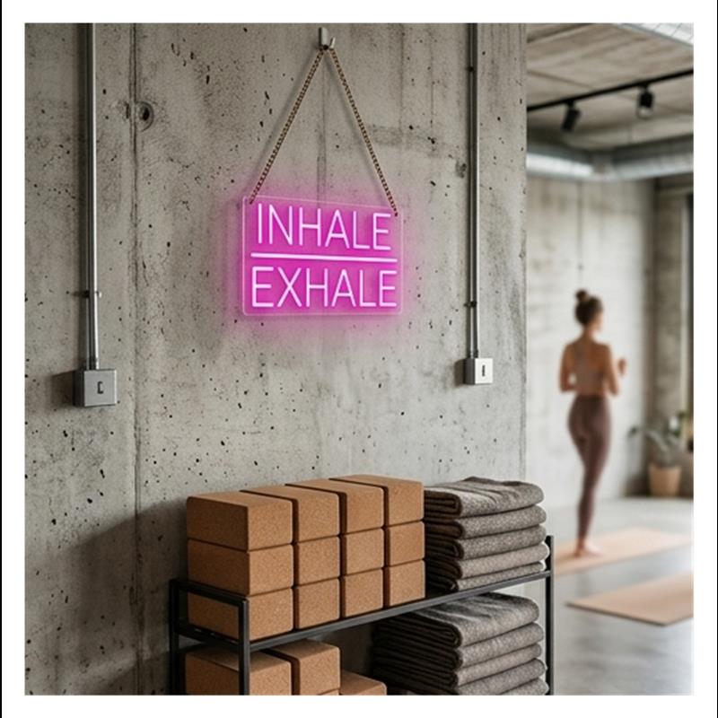Letrero Luminoso de Neón 'Inha - Yoga Fitness Holiday reseña y precio