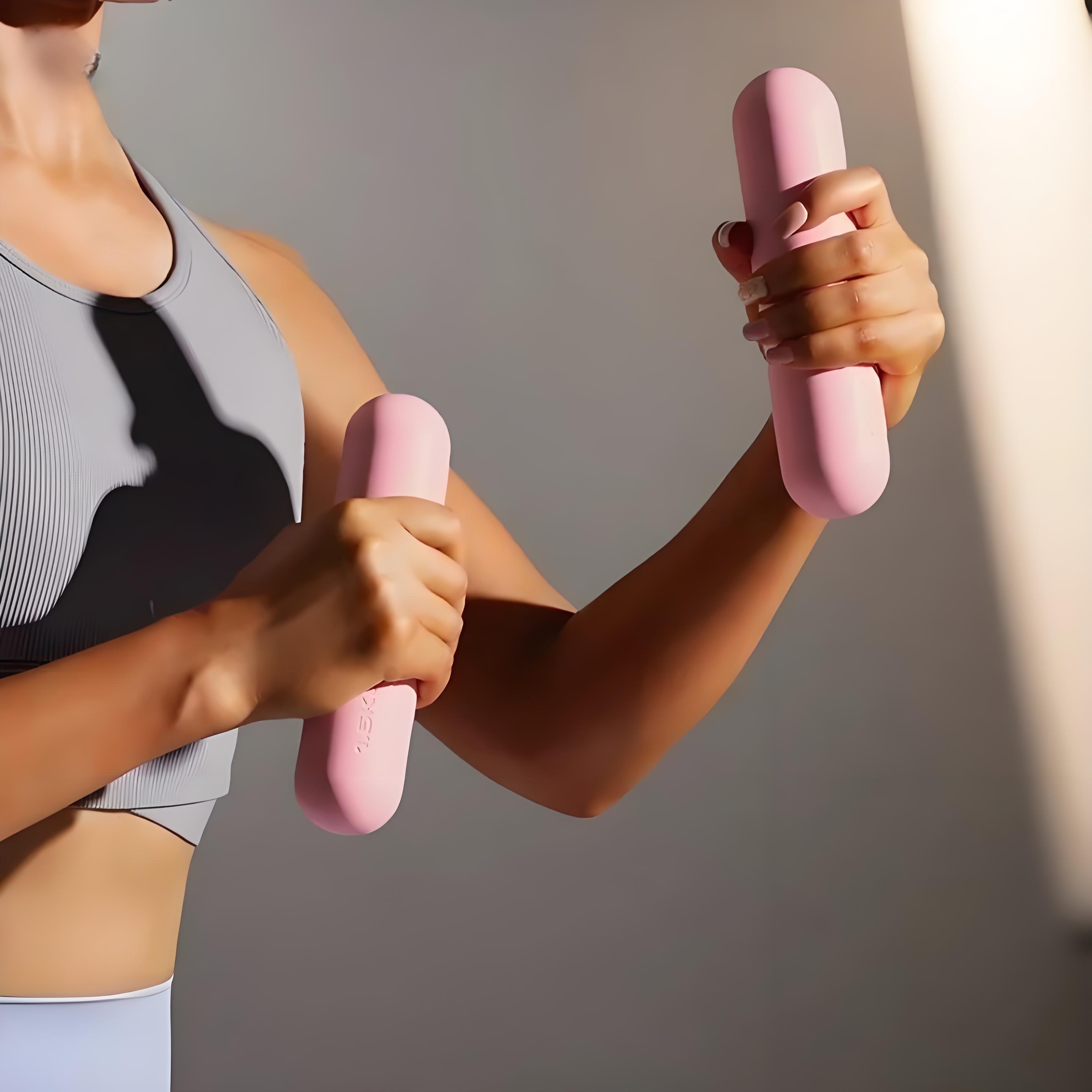 Mancuernas de silicona para gi - Yoga Fitness Bar reseña y precio